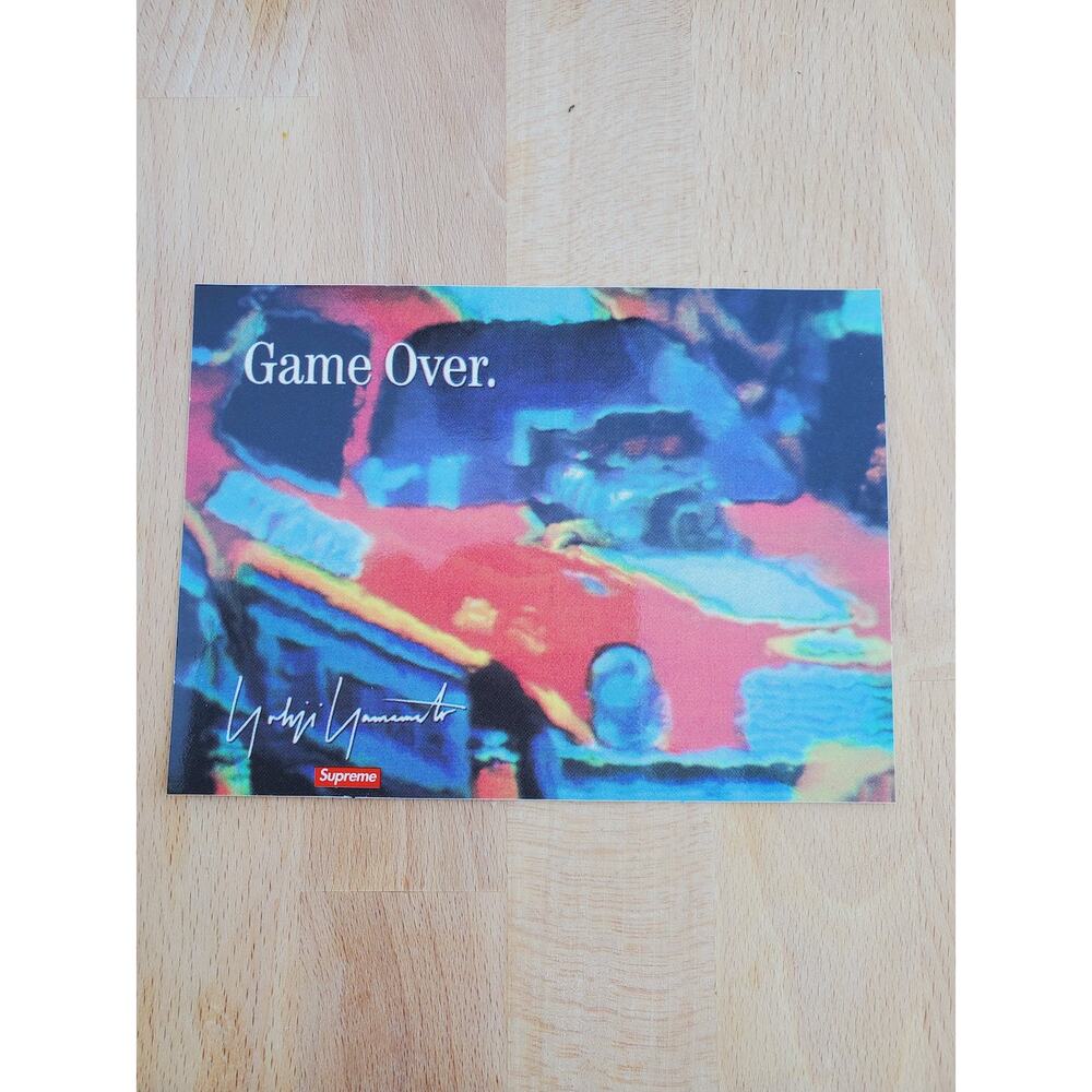 Supreme Yohji Yamamoto Game Over Backpack laptop Car Luggage Skateboard Sticker - Picture 3 of 5